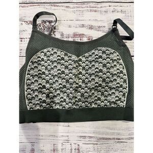 Gymshark NEW WTFlex Seamless Strappy Sports Bra in Gray Size Medium